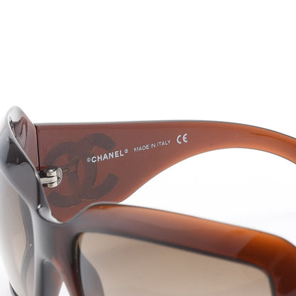 Chanel Mother of Pearl CC Sunglasses 5076-H Brown 5 of 8