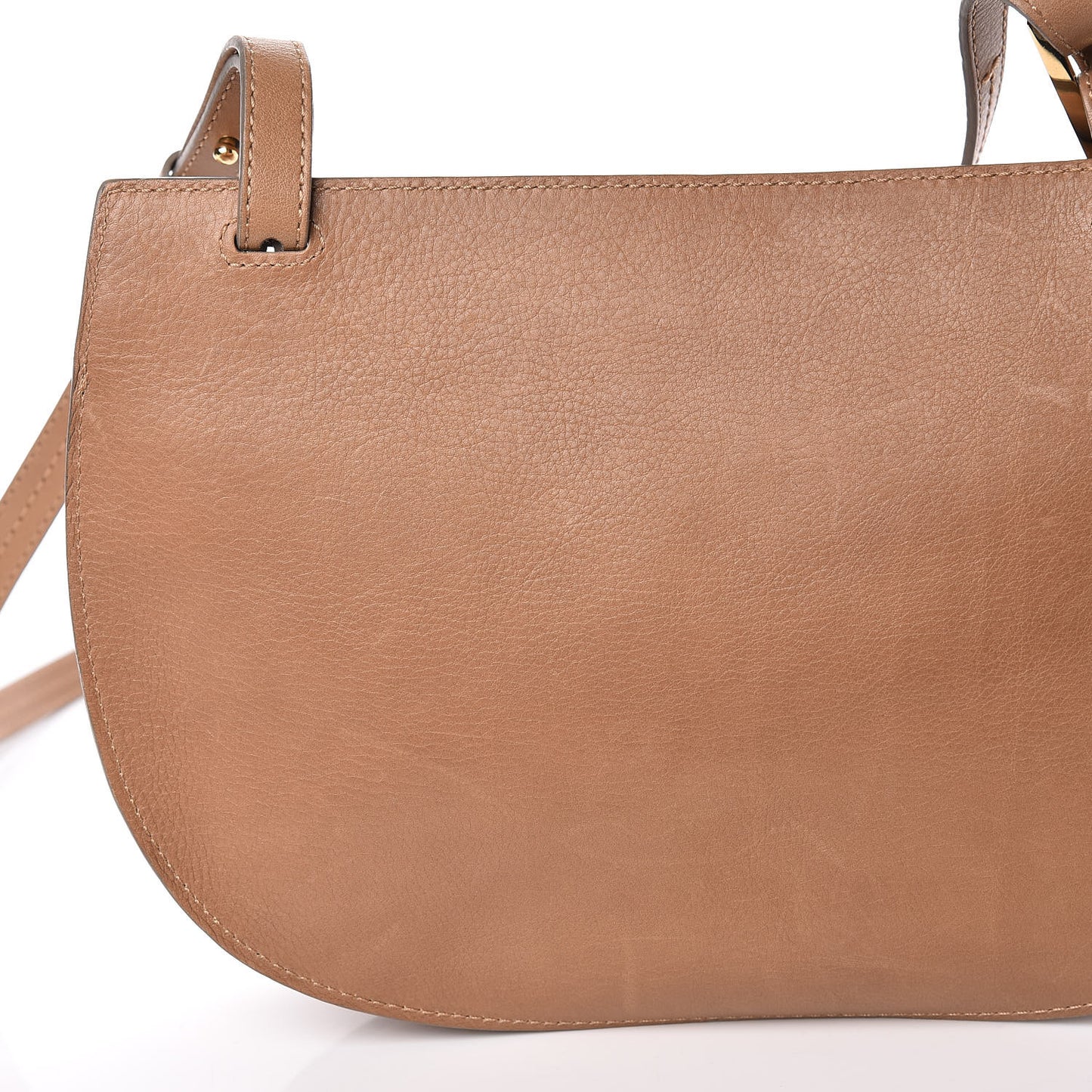 Calfskin Georgia Crossbody Bag Chestnut Cream