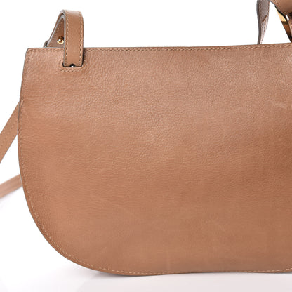 Chloe Calfskin Georgia Crossbody Bag Chestnut Cream 13 of 16