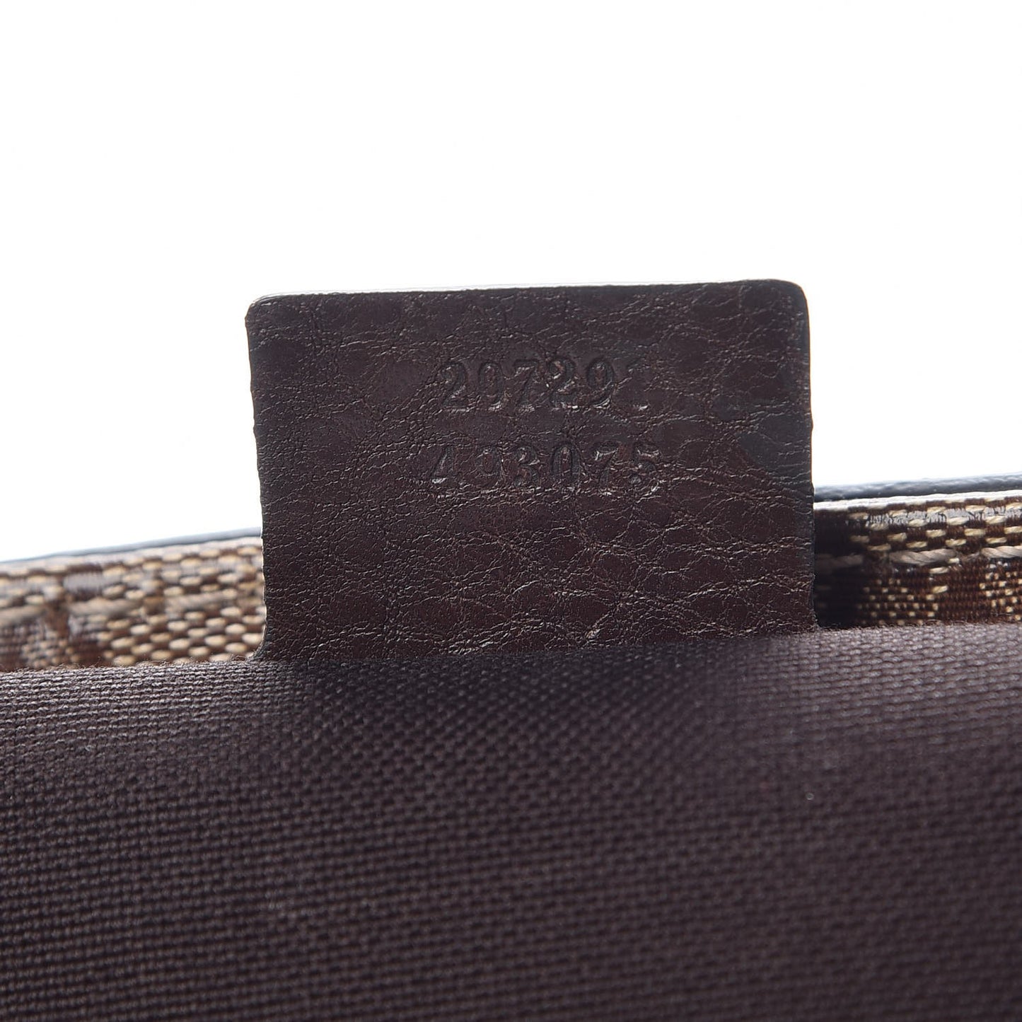 Crystal Monogram Medium Babouska Shopping Tote Dark Brown