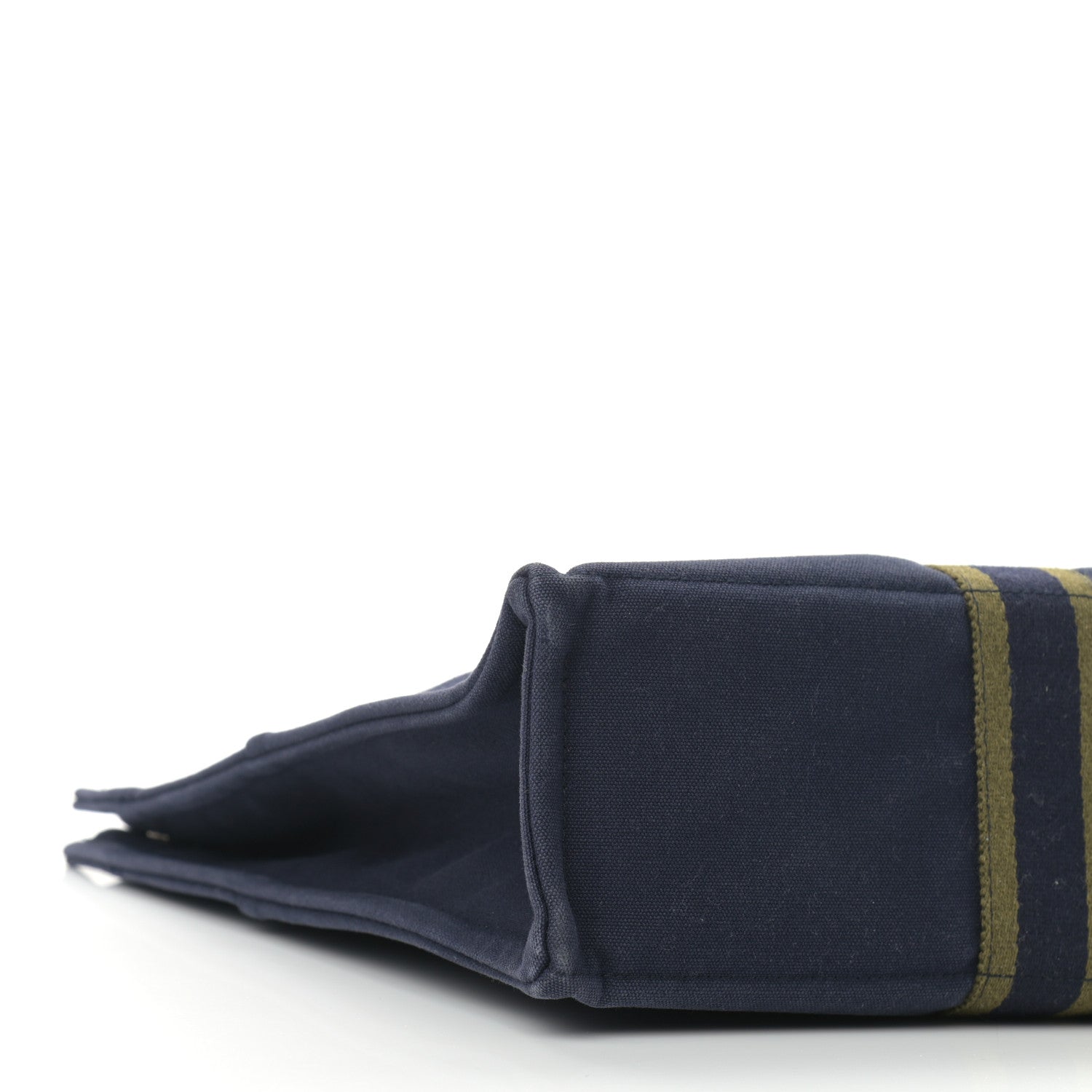 Hermes Canvas Herline GM Tote Navy 9 of 10