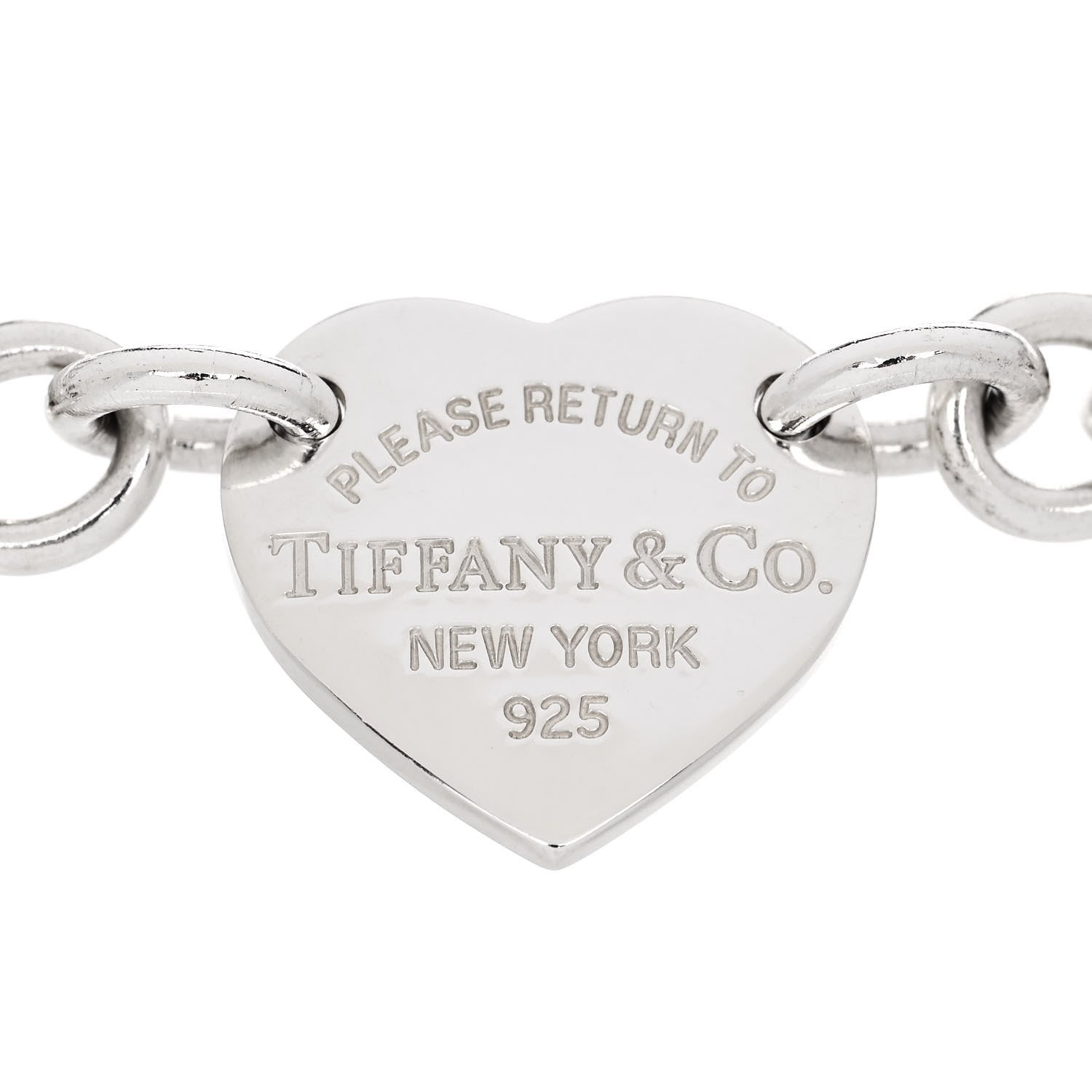 Tiffany Sterling Silver Return to Tiffany Heart Tag Bracelet 3 of 4