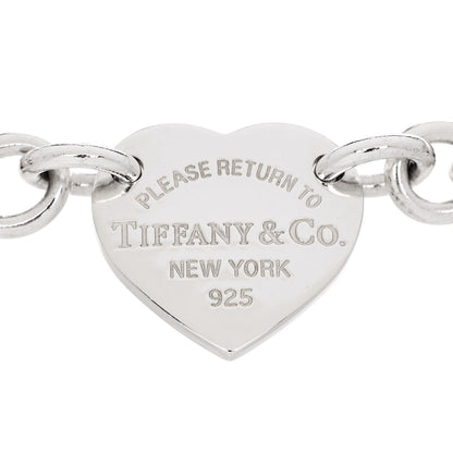Tiffany Sterling Silver Return to Tiffany Heart Tag Bracelet 3 of 4