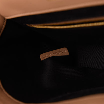 Burberry Lambskin Quilted Medium Lola Bag Camel 9 of 10