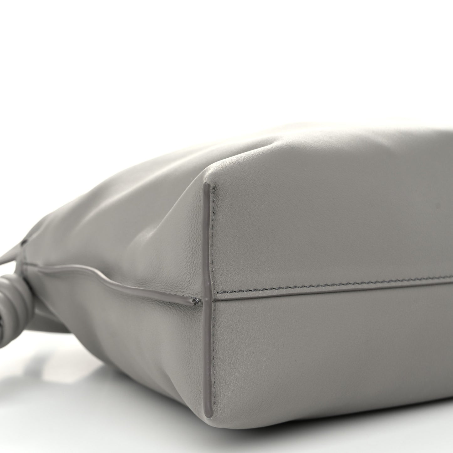 Nappa Medium Flamenco Knot Bag Ghost