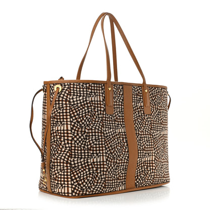MCM Visetos Large Liz Reversible Shopper Tote Cognac 6 of 18