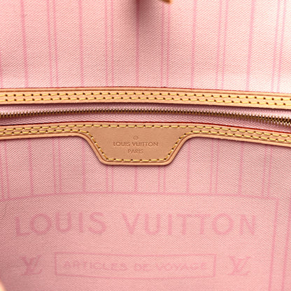 Louis Vuitton Damier Azur Neo Neverfull GM Rose Ballerine 7 of 12