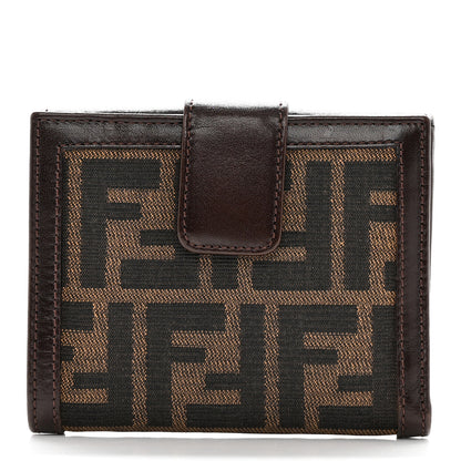 Fendi Zucca Calfskin Donna Wallet Tobacco 1 of 8