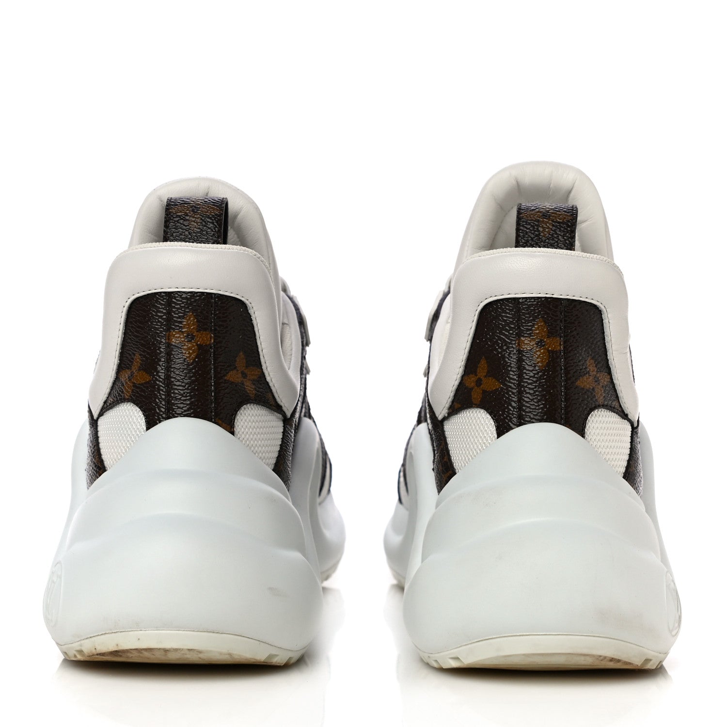 Louis Vuitton Patent Monogram LV Archlight Sneakers 37 White 6 of 19