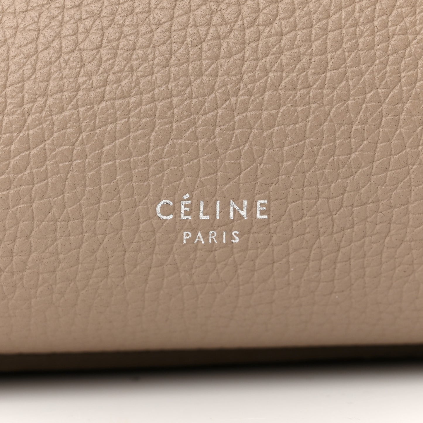 Supple Grained Calfskin Medium Big Bag Sand
