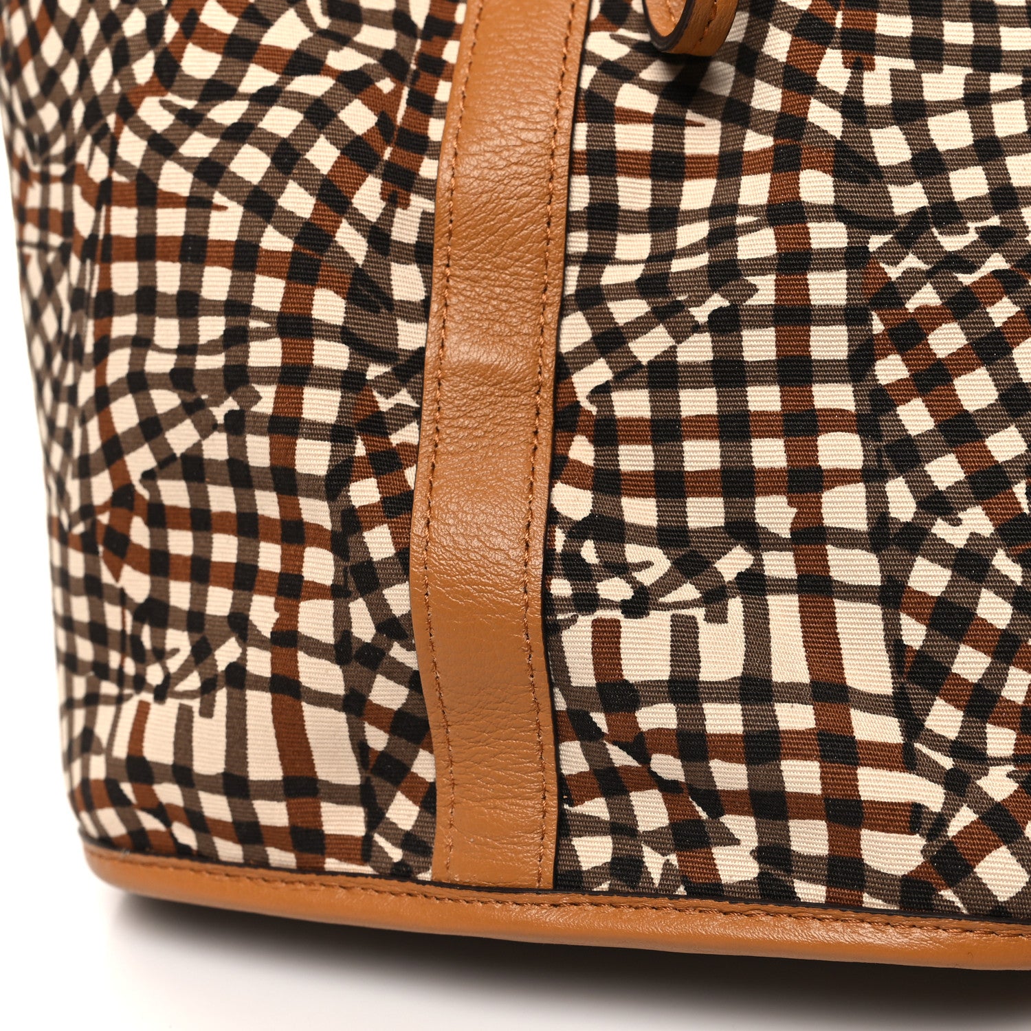 MCM Visetos Large Liz Reversible Shopper Tote Cognac 15 of 15