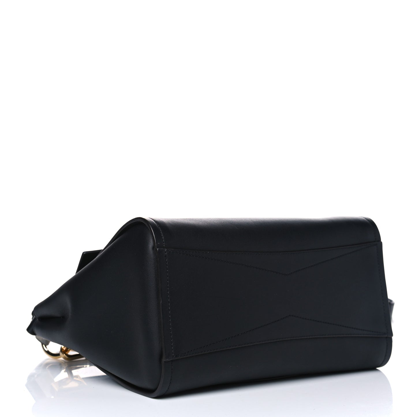 Calfskin Small Mystic Shoulder Bag Black
