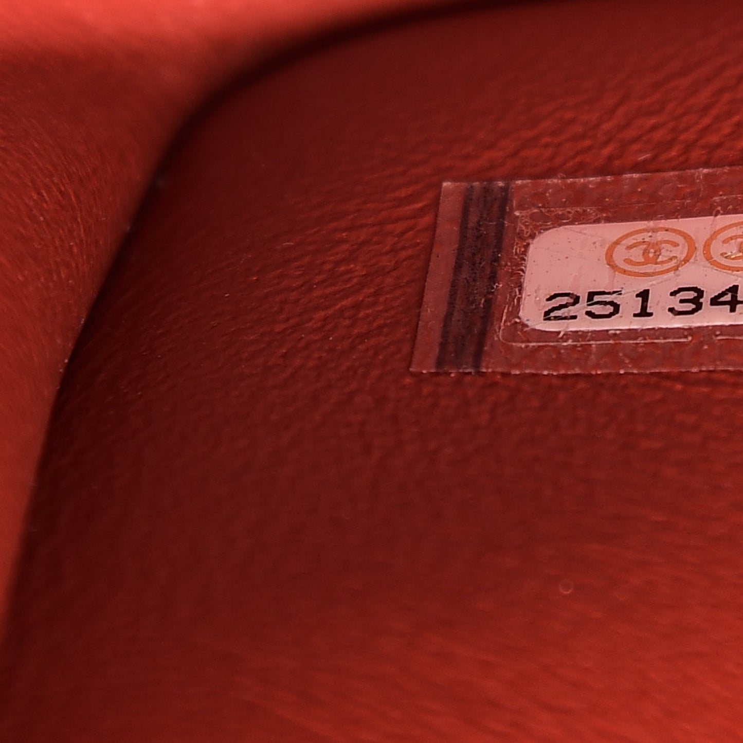 Lambskin Chevron Quilted Jumbo Double Flap Coral
