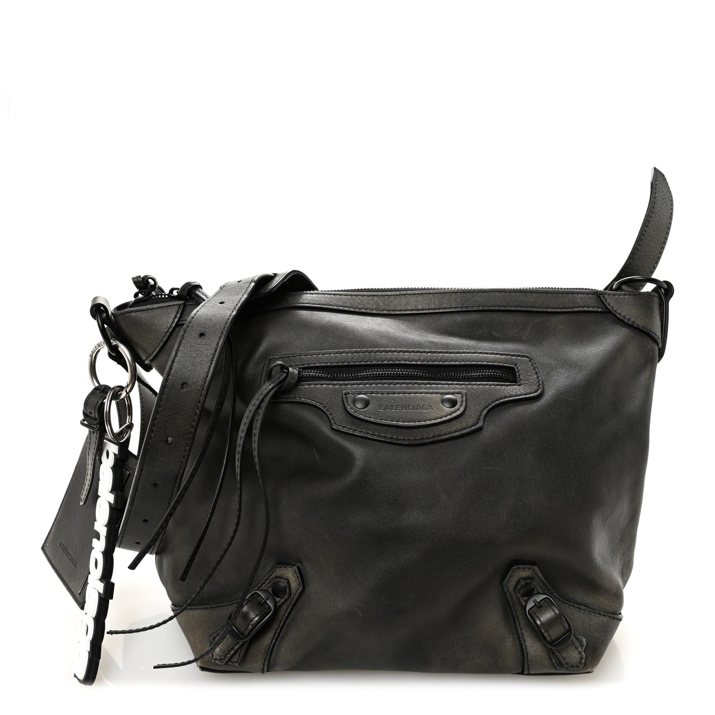 Used Calfskin Black Hardware Small Neo Classic Hobo Black
