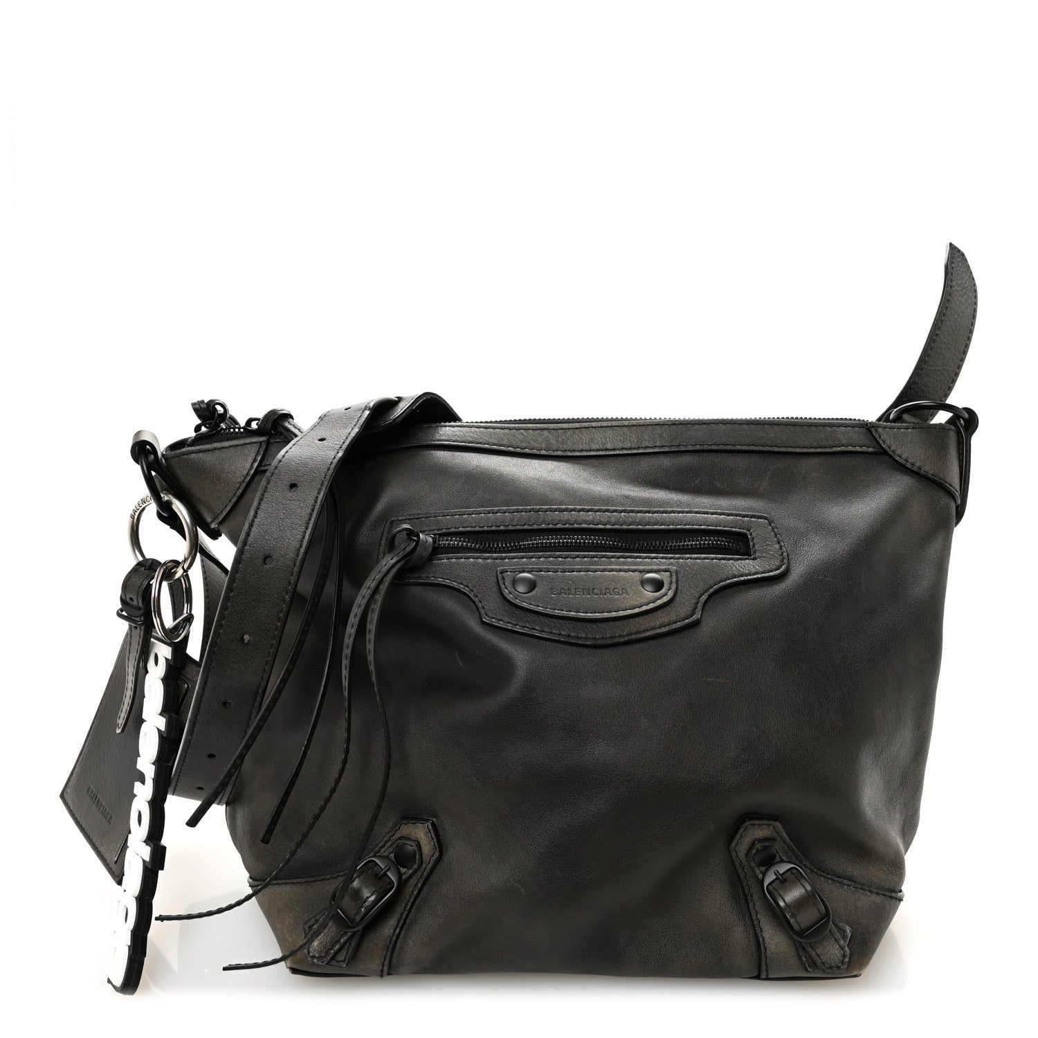 Balenciaga Used Calfskin Black Hardware Small Neo Classic Hobo Black 1 of 10