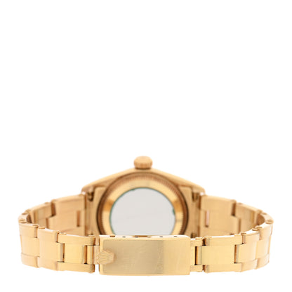 Rolex 18K Yellow Gold 26mm Oyster Perpetual Rivet Watch Champagne 67198 3 of 5
