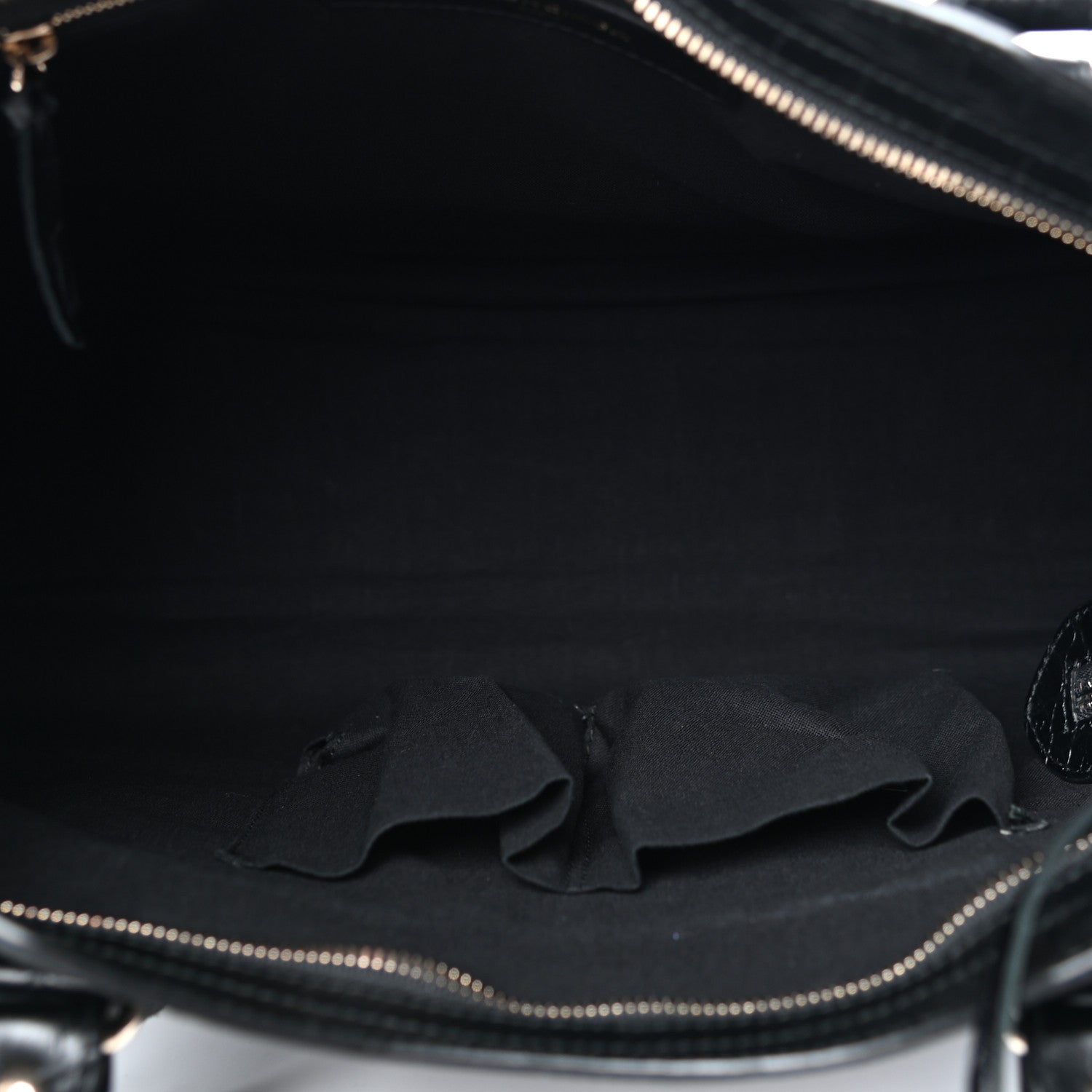 Balenciaga Calfskin Crocodile Embossed Classic Hardware City Black 5 of 10