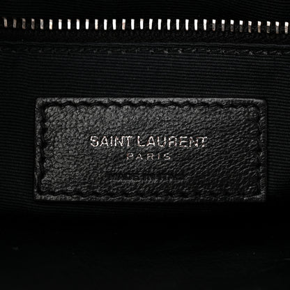 Saint Laurent Crinkled Calfskin Matelasse Monogram Medium Niki Chain Satchel Ivory 6 of 12