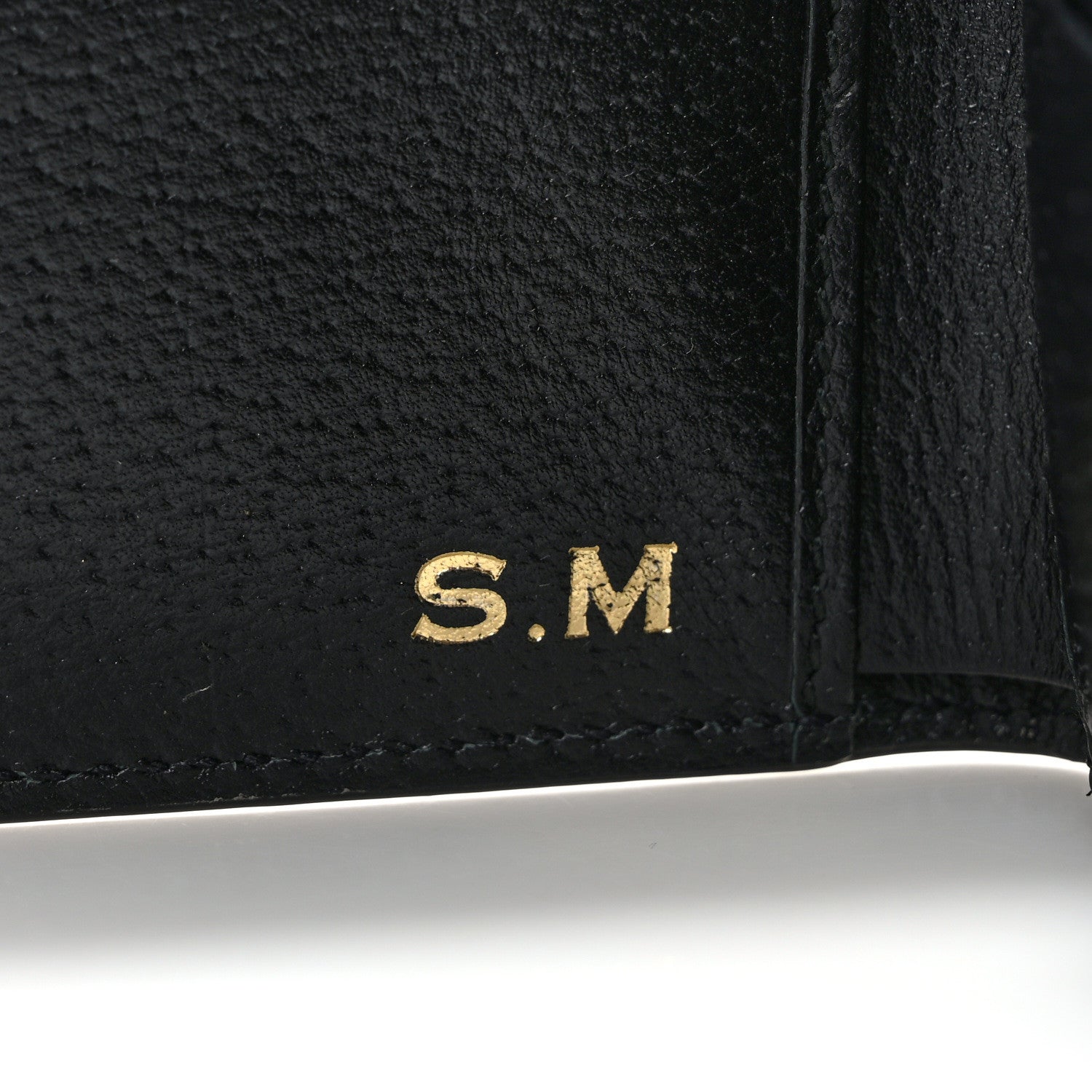 Gucci Calfskin Bee Bi-Fold Wallet Black 8 of 8