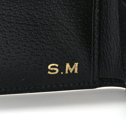 Gucci Calfskin Bee Bi-Fold Wallet Black 8 of 8