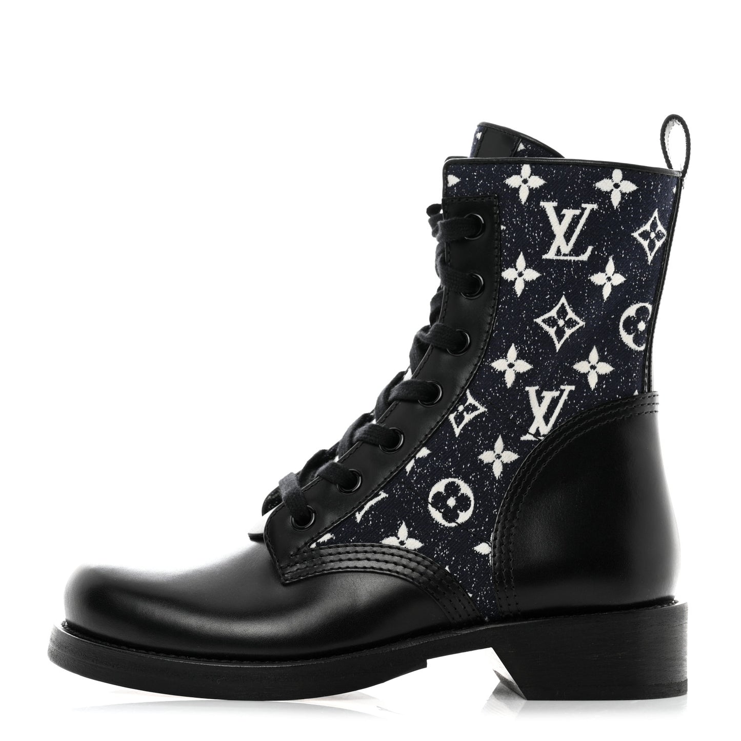 Denim Calfskin Metropolis Flat Ranger Boot 39