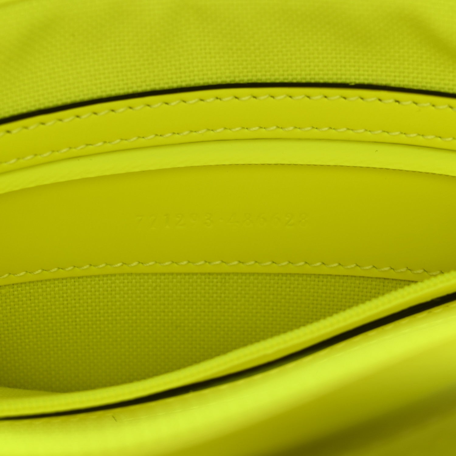 Gucci Rubber Effect Monogram GG Crossbody Bag Fluorescent Yellow 7 of 10
