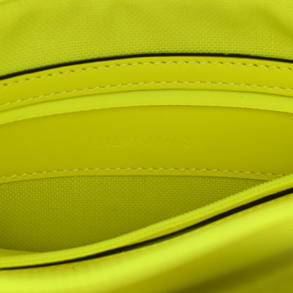 Gucci Rubber Effect Monogram GG Crossbody Bag Fluorescent Yellow 7 of 10