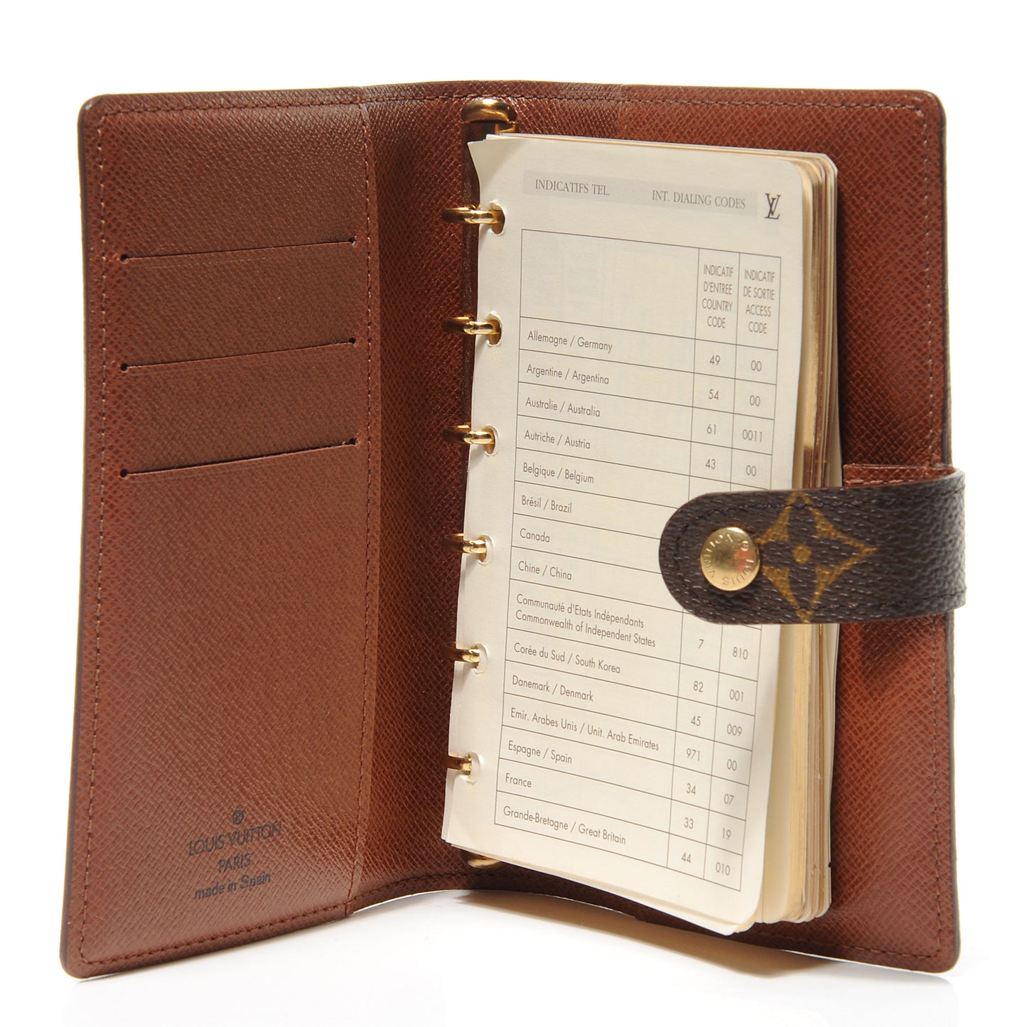 Monogram Small Ring Agenda