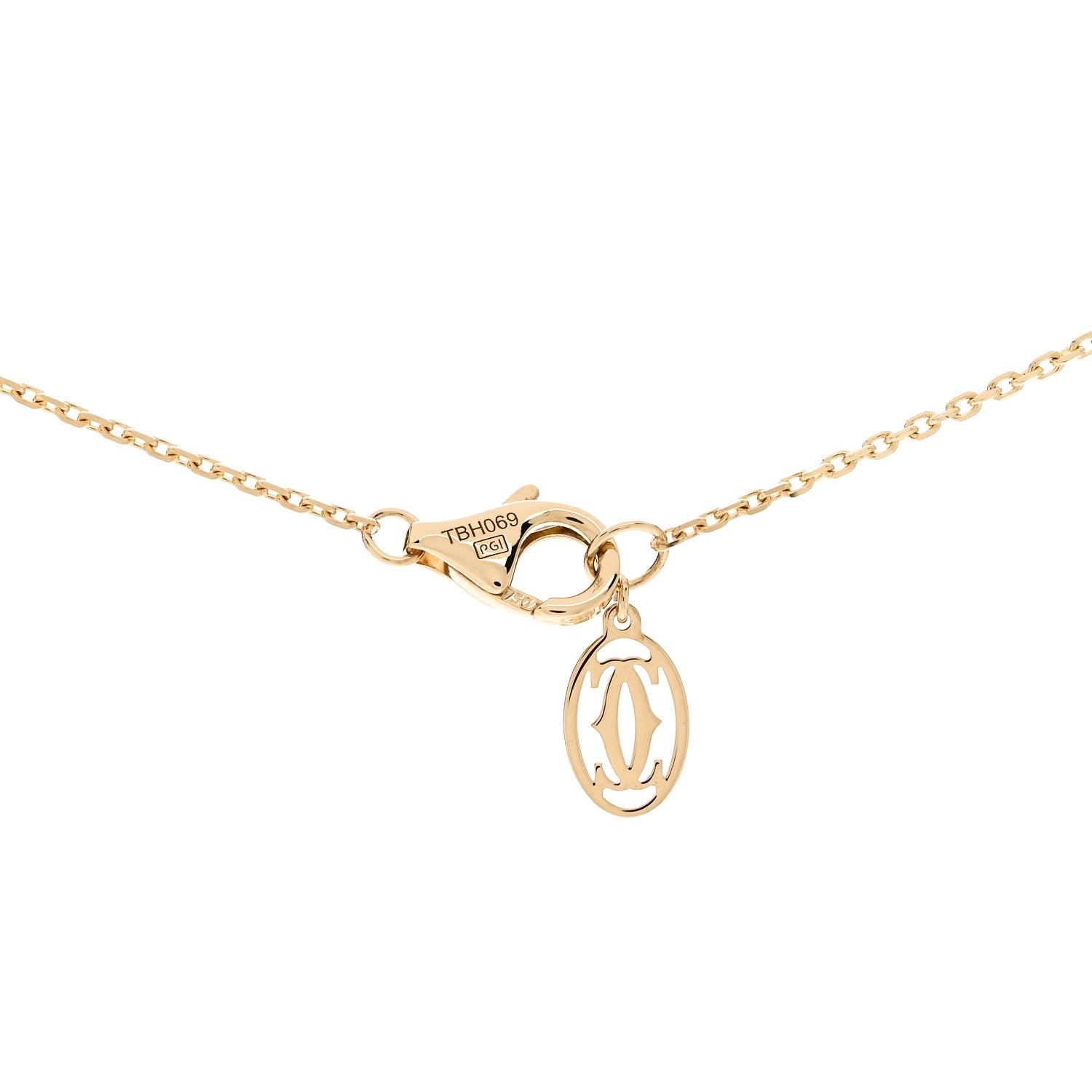Cartier 18K Yellow Gold Diamond XS D'Amour Pendant Necklace 5 of 6