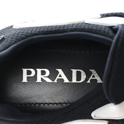 Prada Sport Knit Womens Cloudbust Sneakers 35.5 Black Argento 8 of 8