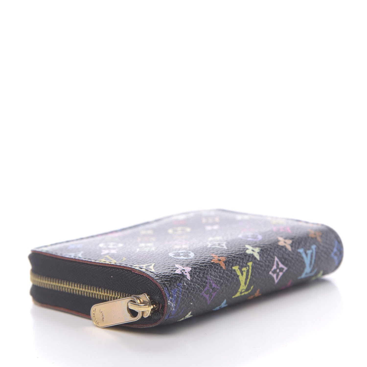 Louis Vuitton Monogram Multicolor Zippy Coin Purse Black Grenade 4 of 6