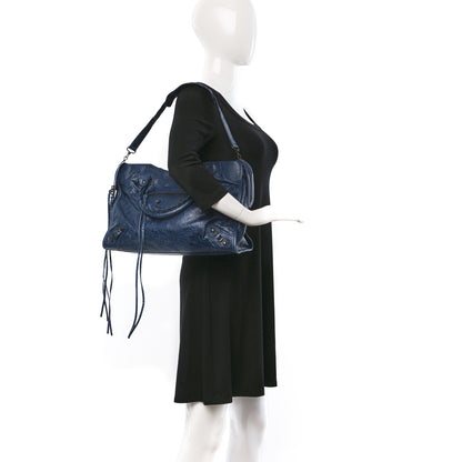 Balenciaga Agneau Classic Hardware City Bleu Mineral 2 of 14