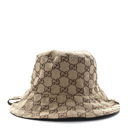 Gucci Canvas Monogram Reversible Bucket Hat Brown 2 of 14