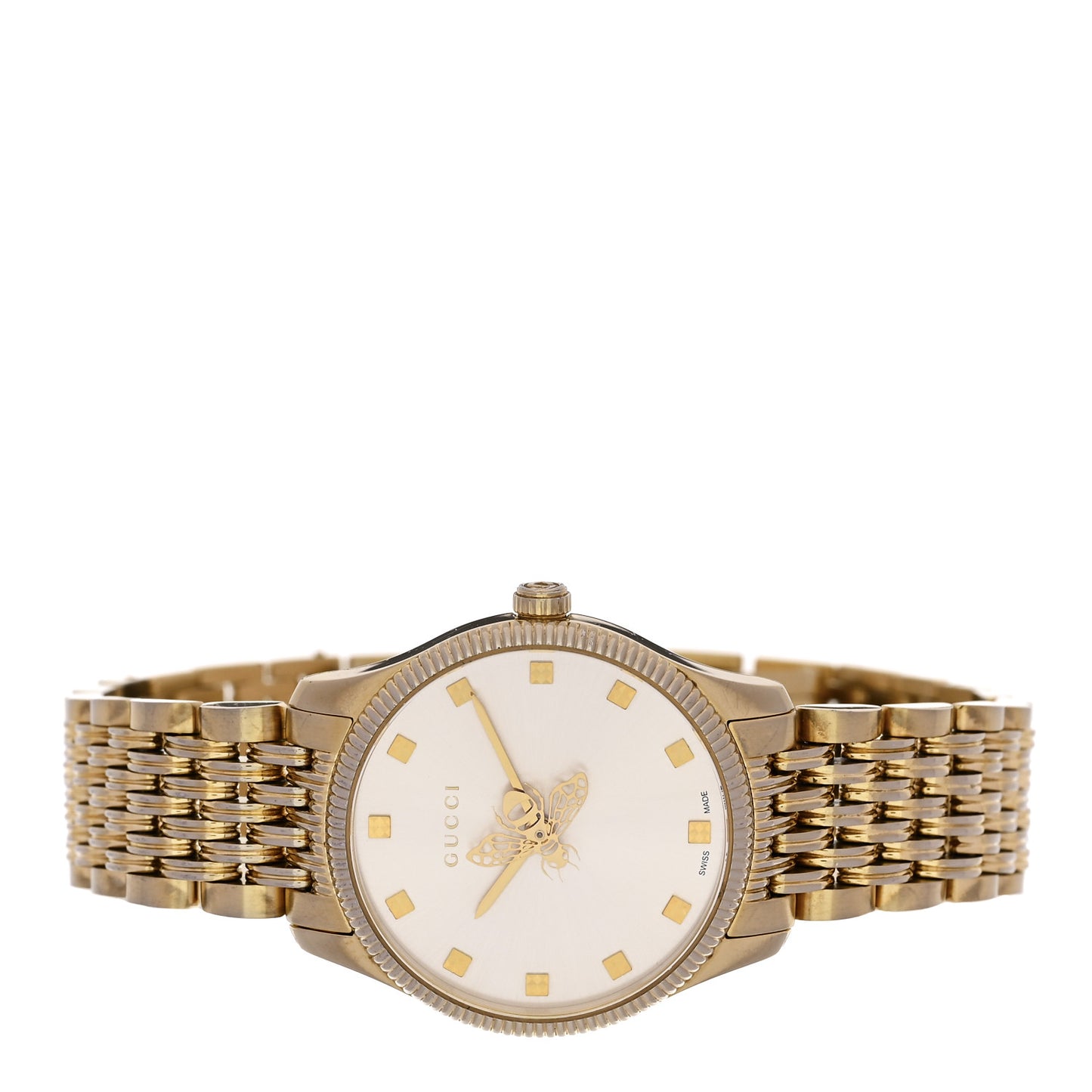 Stainless Steel 29mm G-Timeless Bee Quartz Watch Gold
