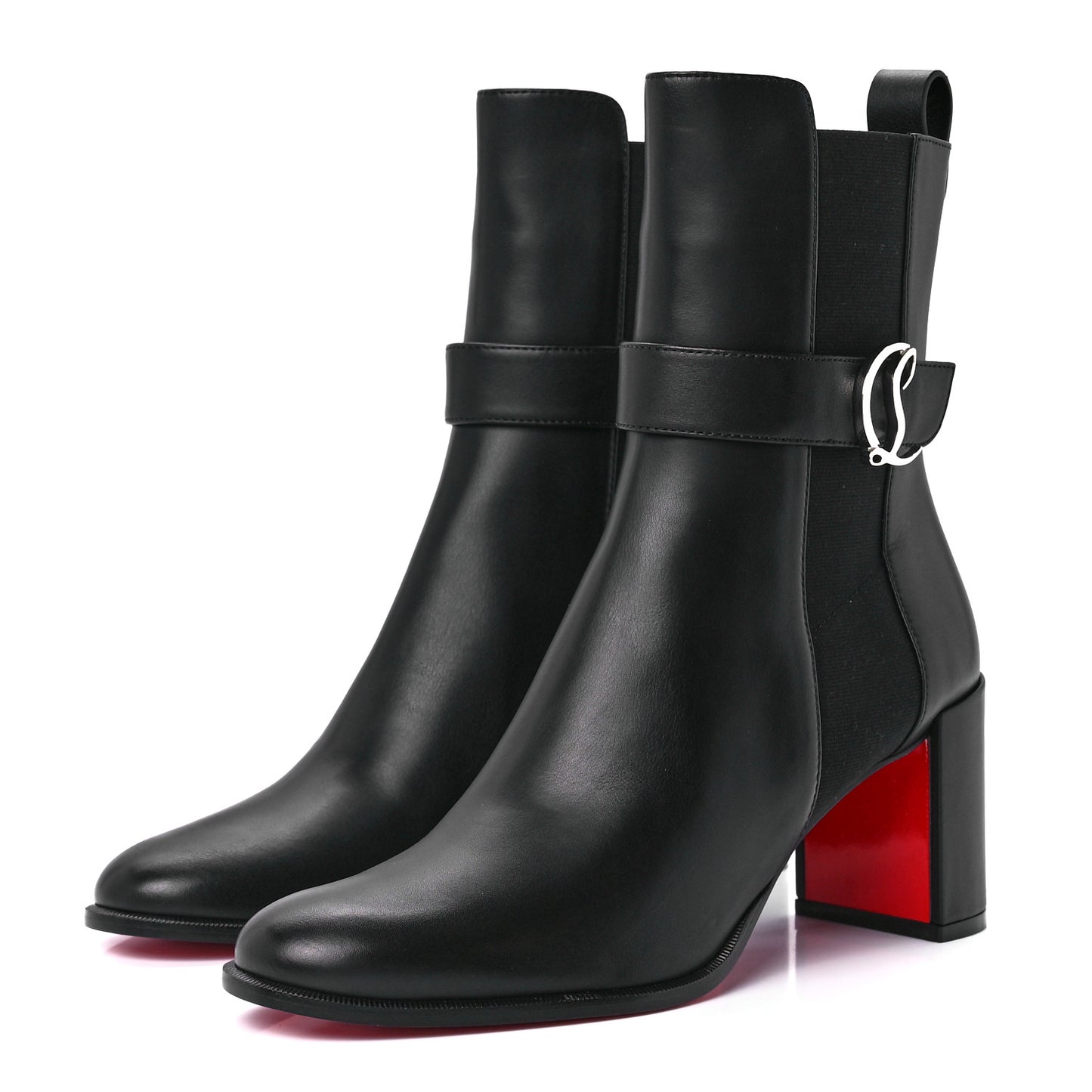 Calfskin 70 Chelsea Ankle Boots 40.5 Black