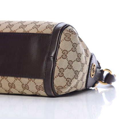Gucci Monogram Small Scarlett Studded Interlocking G Hobo Dark Brown 14 of 18