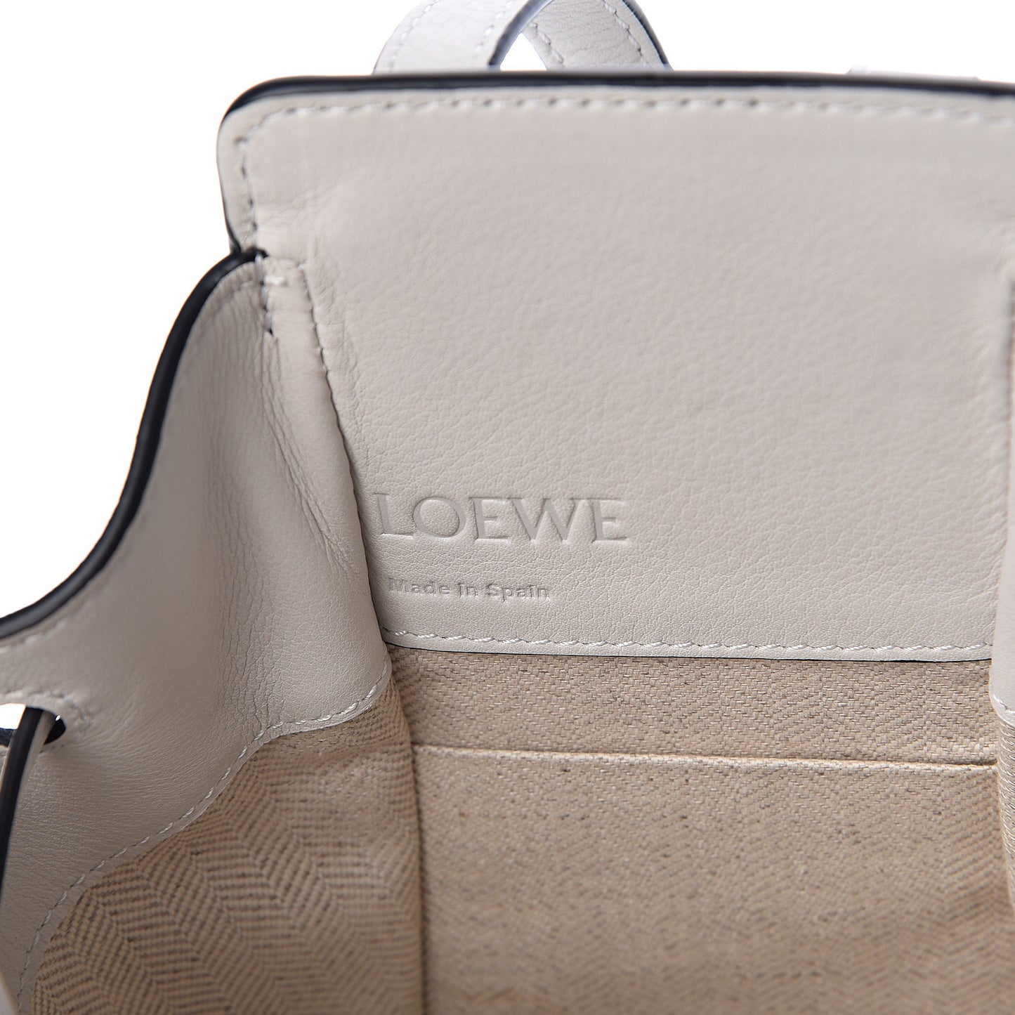 Calfskin Mini Hammock Shoulder Bag Soft White