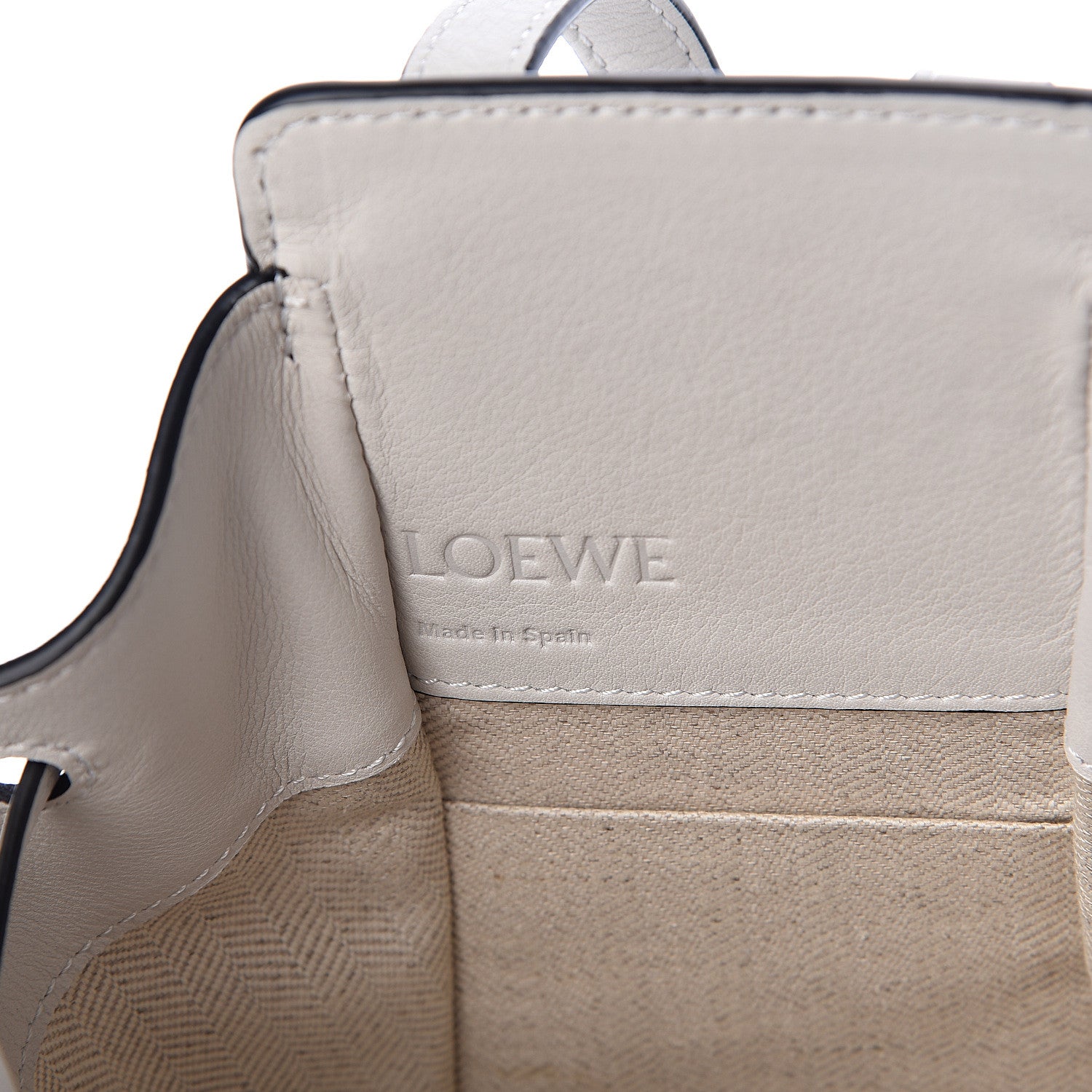 Loewe Calfskin Mini Hammock Shoulder Bag Soft White 6 of 11