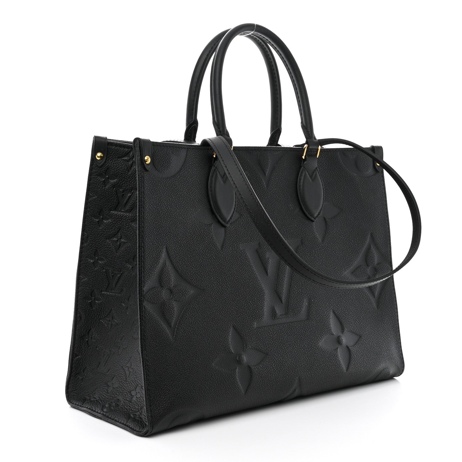 Louis Vuitton Empreinte Monogram Giant Onthego MM Black 3 of 9