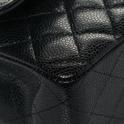 Chanel Caviar Quilted Medium Double Flap Black 9 of 14