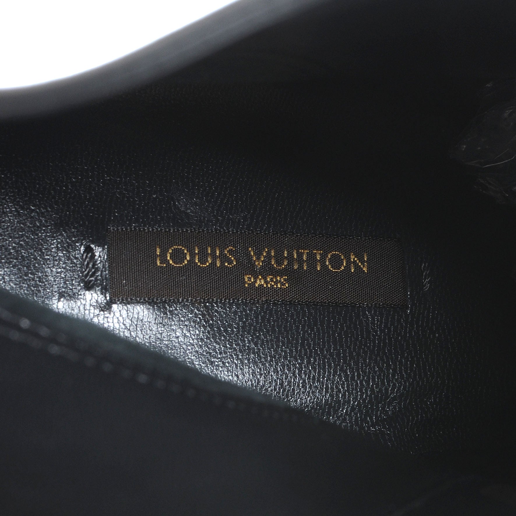 Louis Vuitton Leather Gold Plate Ankle Boots 41 Dark Grey 7 of 8