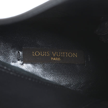 Louis Vuitton Leather Gold Plate Ankle Boots 41 Dark Grey 7 of 8