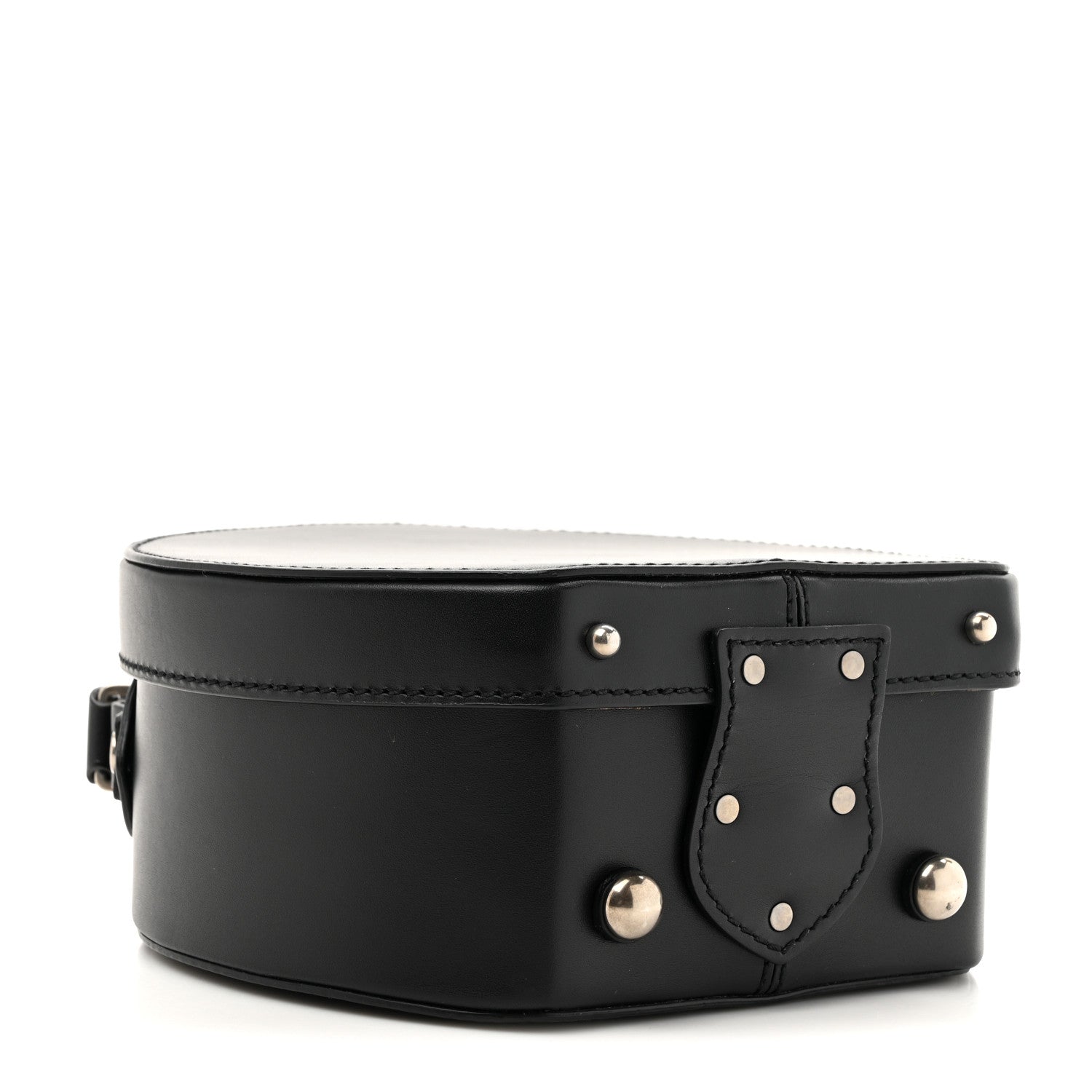 Saint Laurent Calfskin Small Mica Hat Box Black 4 of 11