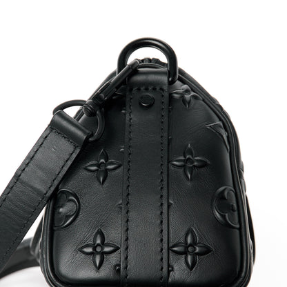 Louis Vuitton Monogram Seal Keepall XS Black 10 of 10