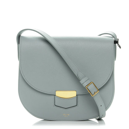 Celine Grained Calfskin Compact Trotteur Cloud 1 of 8