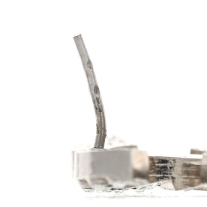 Chanel Baguette Crystal CC Earrings Silver 5 of 6