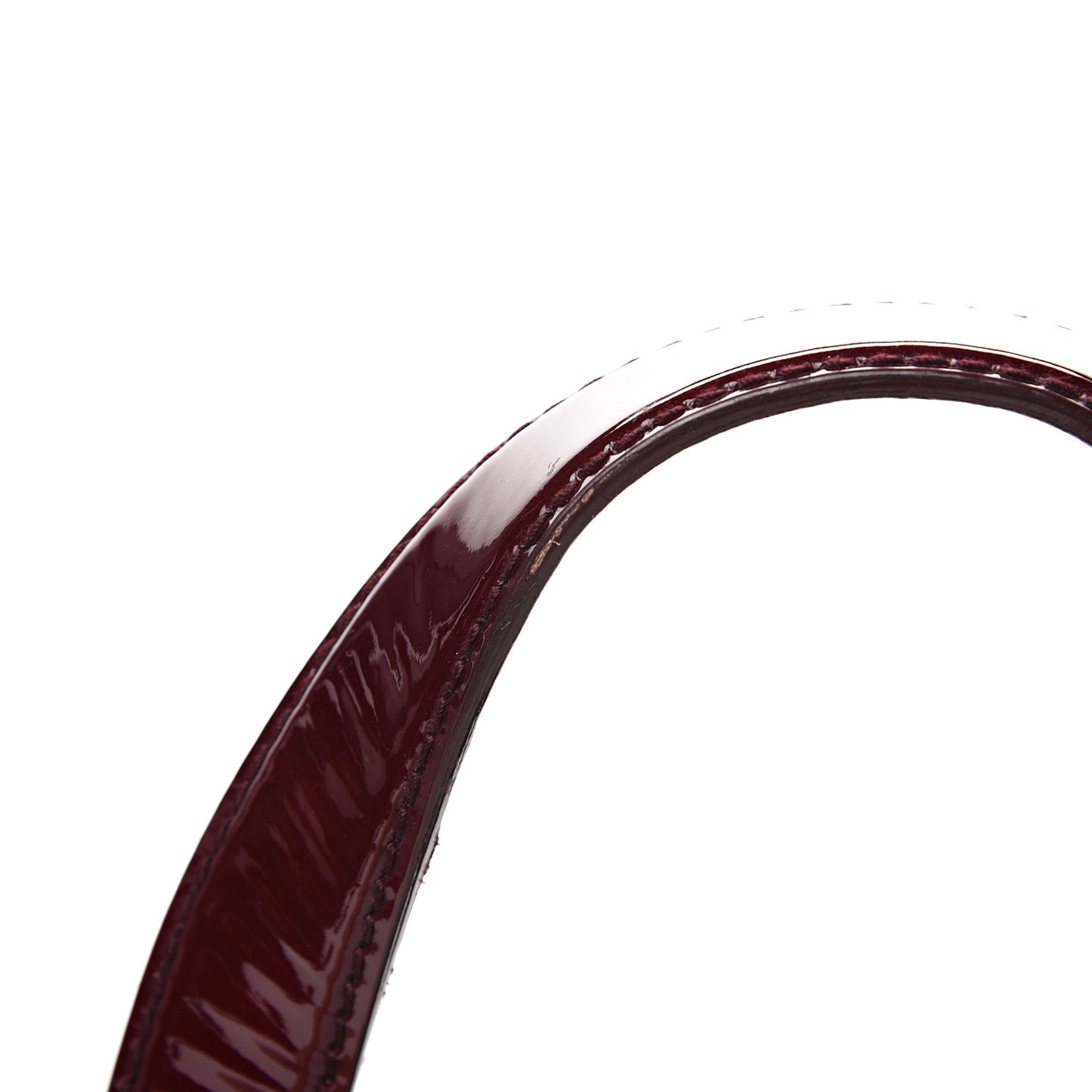 Patent Calfskin Large Uptown Burgundy