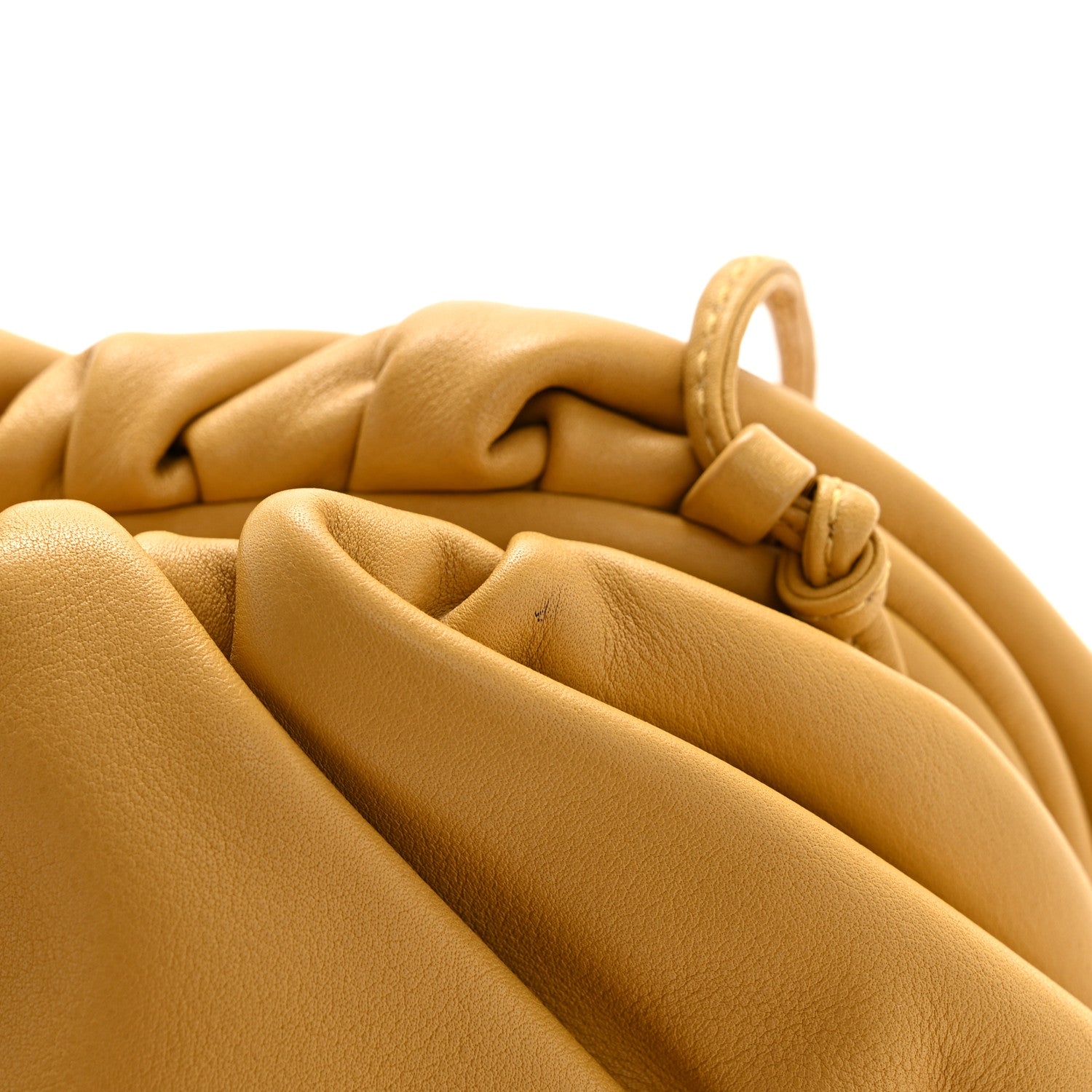 Bottega Veneta Butter Calfskin The Mini Pouch Butterscotch 12 of 12
