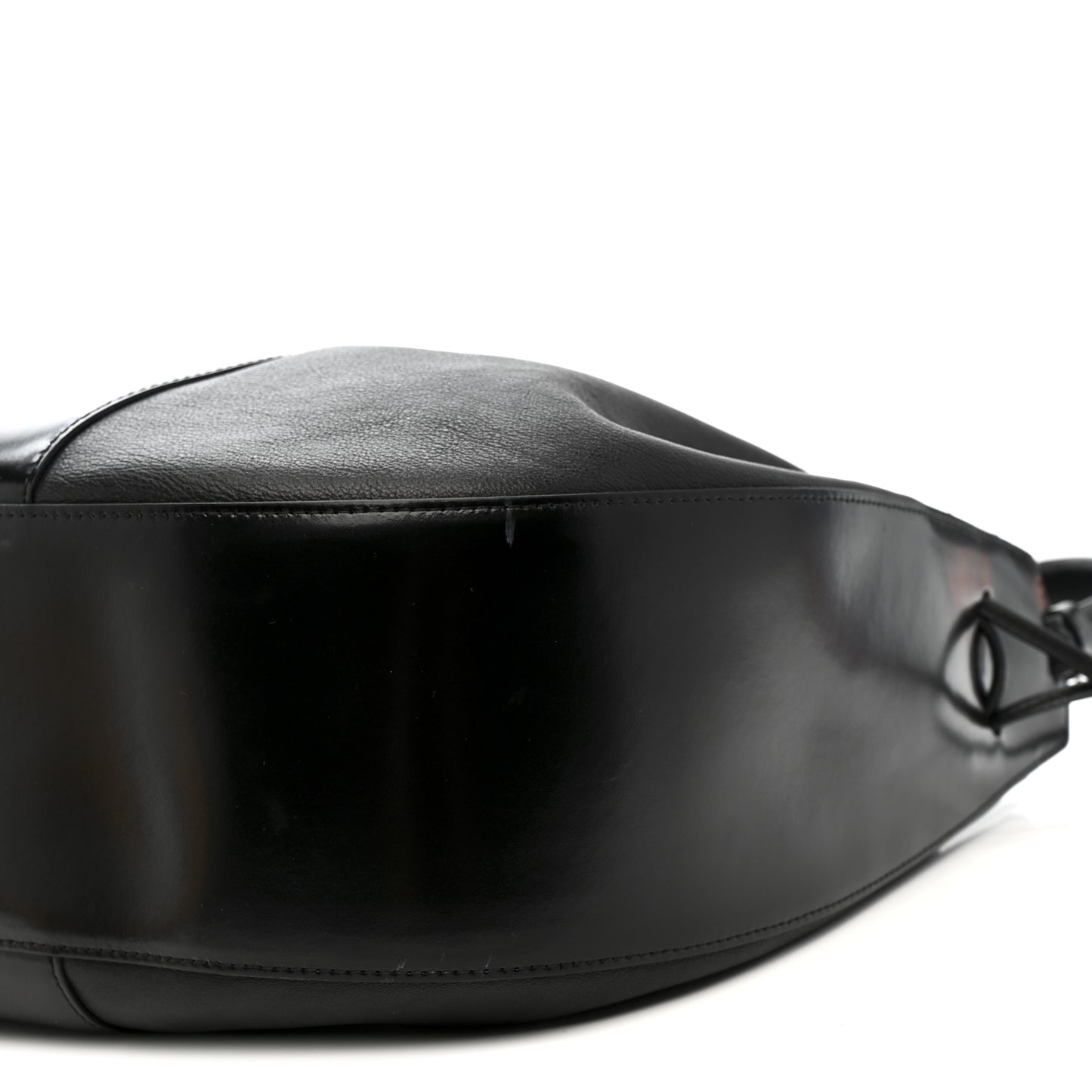Tumbled Calfskin Lilium Bag Black