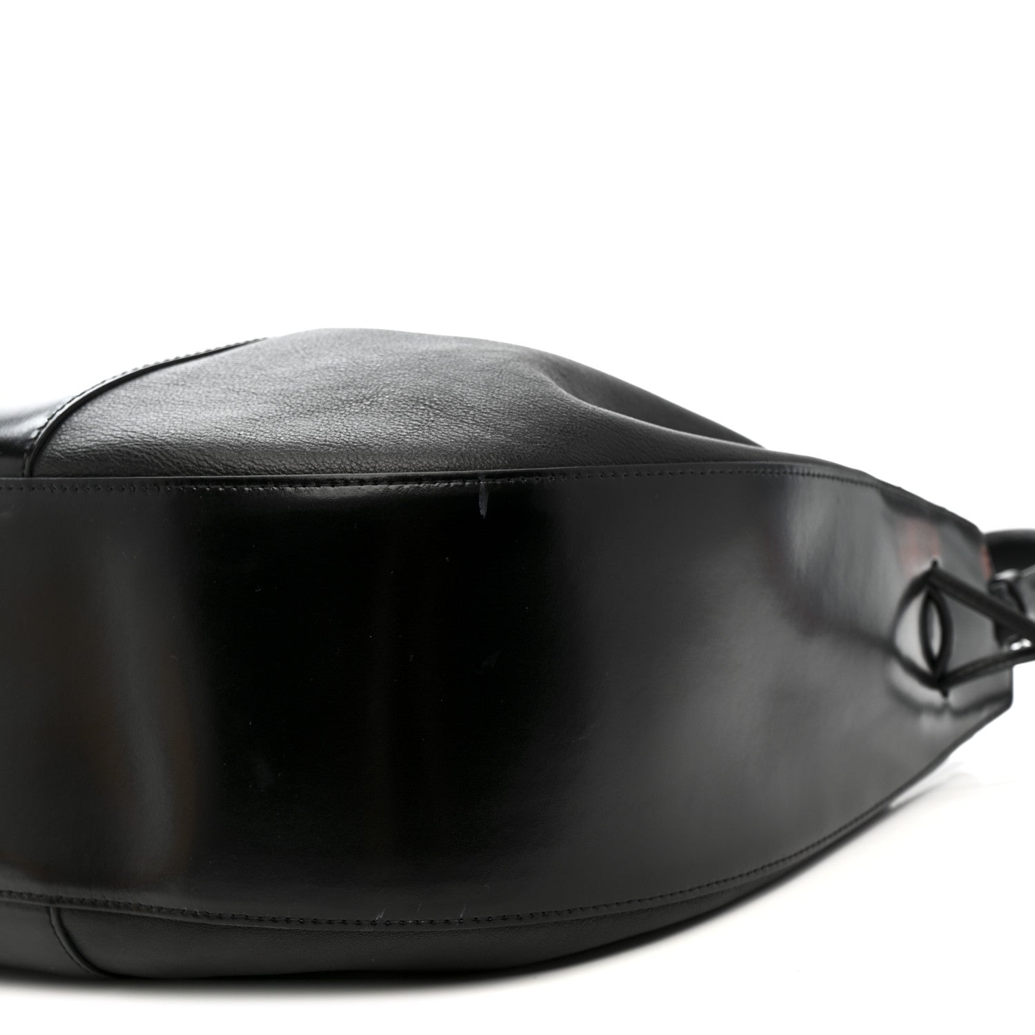 Mansur Gavriel Tumbled Calfskin Lilium Bag Black 10 of 12